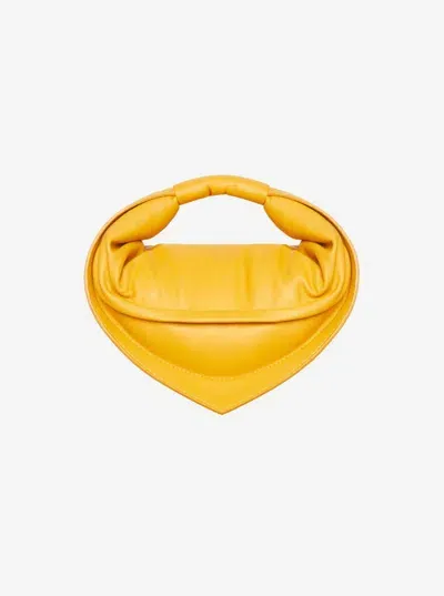 Federico Cina Mini Tortellino Bag 23cm X 23cm X 7cm In Yellow