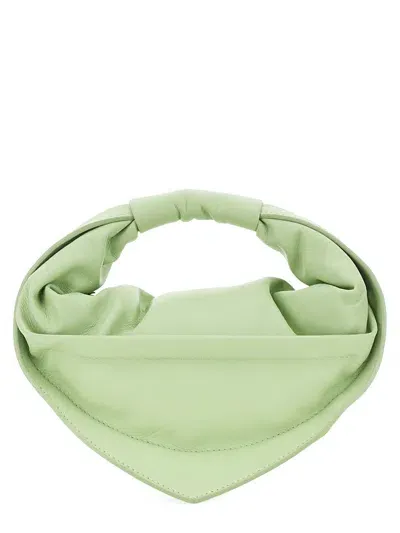 Federico Cina Mini "tortellino" Bag In Green