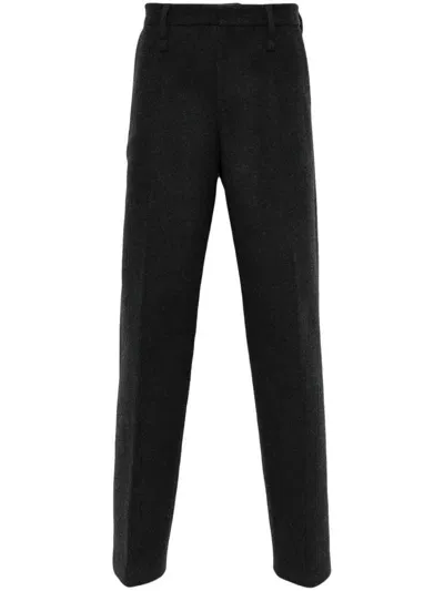 Federico Cina Pleat-detail Trousers In Grey