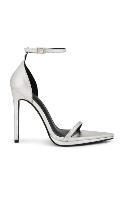 Femme La Opera Sandal In Foil Silver