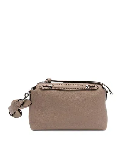 Fendi By The Way Selleria Medium Shoulder Bag In Corda Palladio