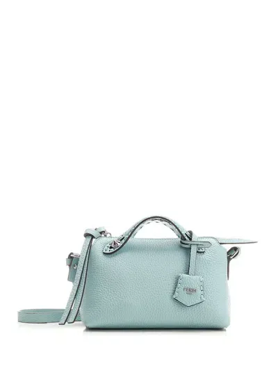 Fendi By The Way Selleria Mini Shoulder Bag In Blue