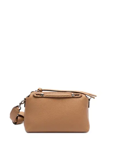 Fendi By The Way Medium Soft Leather Handbag In Beige