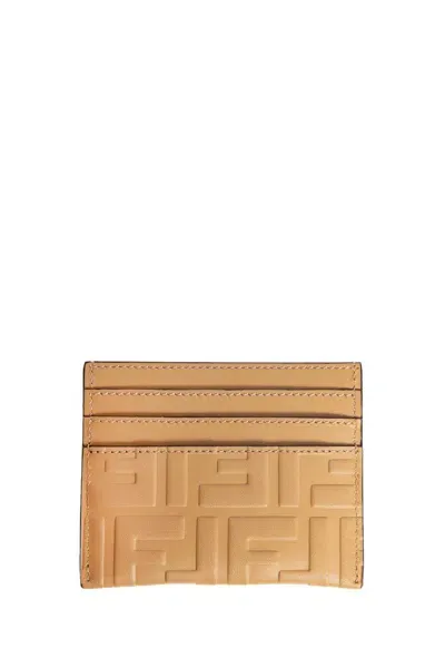 Fendi Card Holders In Beige