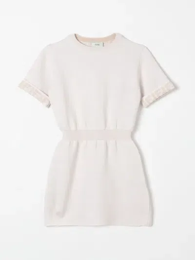 Fendi Dress  Kids Color White In Weiss