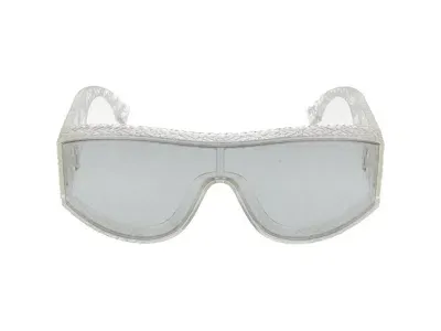 Fendi Eyewear Shield Frame Sunglasses In Transparent