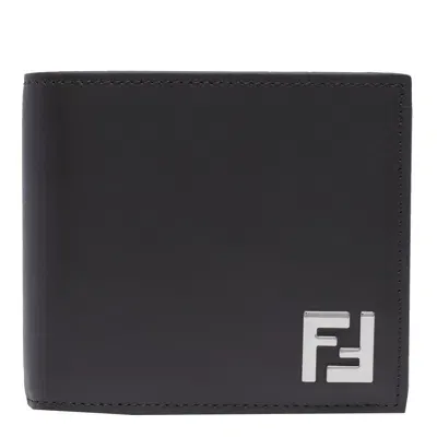 Fendi Ff Bi-fold Wallet In Black