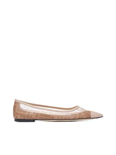 Fendi Flat Shoes In Rose Rose