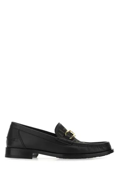 Fendi Loafers In Black