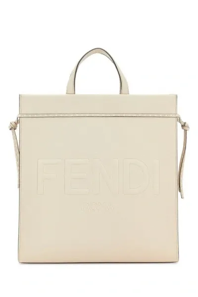 Fendi Go To Medium Tote Bag In White