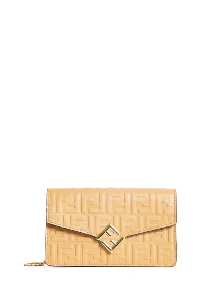 Fendi Mini Bags In Beige