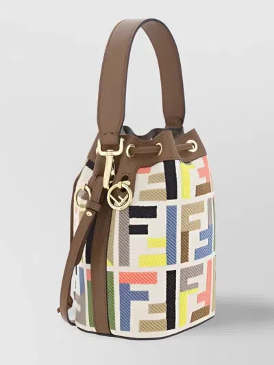 Fendi Mini Icons Bucket Bag In Multi