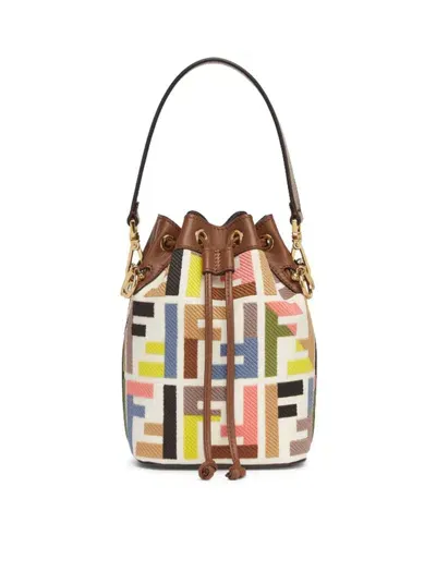 Fendi Mon Tresor Bucket Bag In Brown