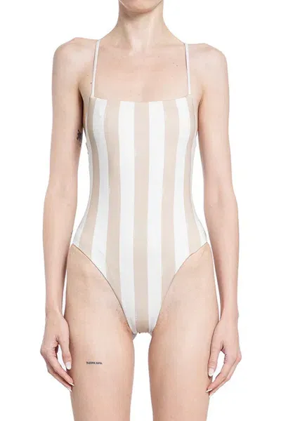 Fendi One Piece In Beige