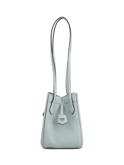 Fendi Origami Mini Bucket Bag In Blue