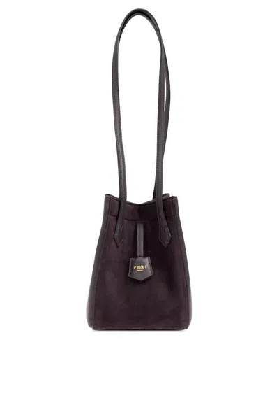 Fendi Origami Mini Tote Bag In Purple