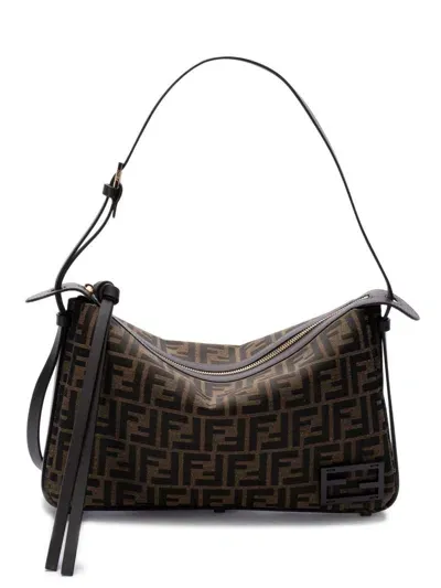 Fendi Simply  Md Jacquard Ff In Multicolor