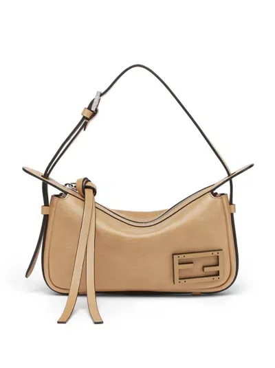 Fendi Simply  Mini In Nude & Neutrals