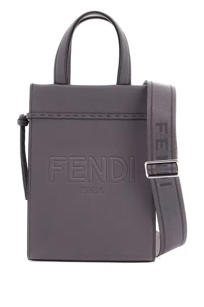 Fendi Small Go To Shopper Bag In Neutro