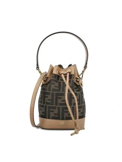 Fendi Mon Tresor Bucket Bag In Brown