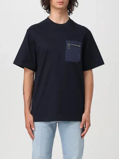 Fendi T-shirt  Men Color Blue In Black