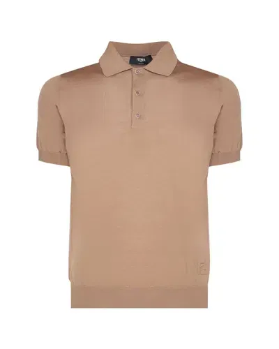 Fendi T-shirts And Polos In Brown