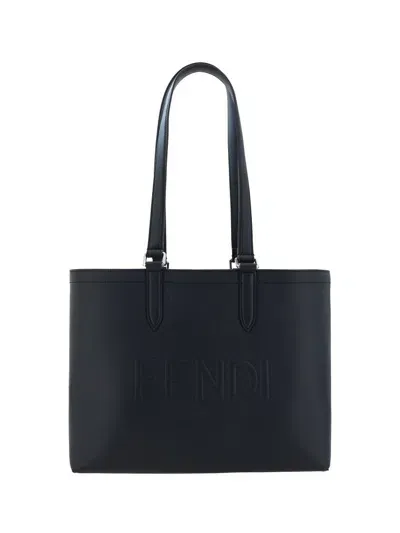 Fendi Tote Bags In Black