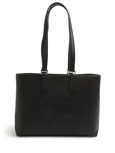 Fendi Roma Go To Shopper In Nero