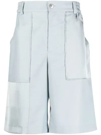 Feng Chen Wang Above Knee Bermuda Shorts In Blau