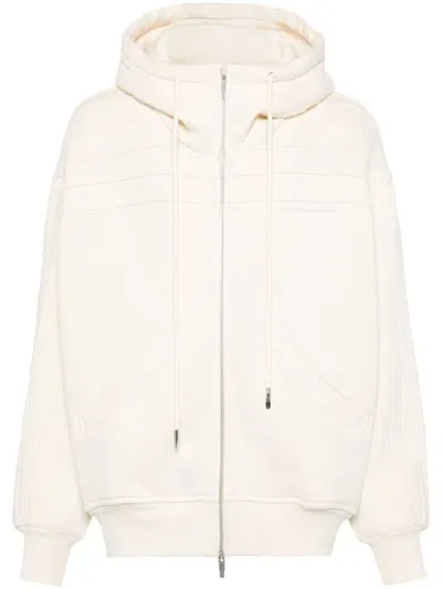 Feng Chen Wang Seam-detail Hoodie In White