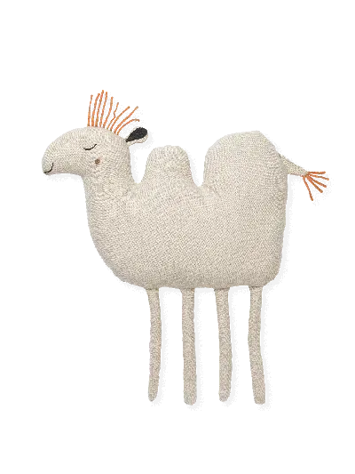 Ferm Living - Fr Camel Cushion In White