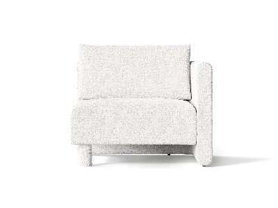 Ferm Living Dase Sofa Armrest Right Bouclé In Neutral