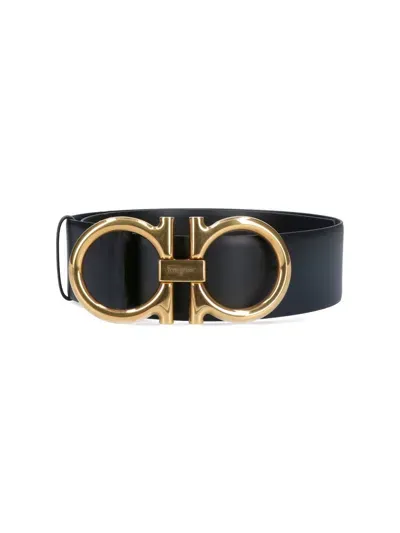 Ferragamo Belts In Black