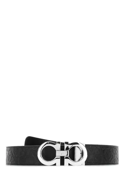 Ferragamo Belts In Black Black