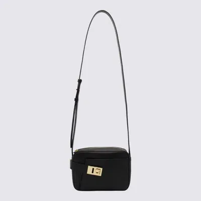 Ferragamo Salvatore  Black Leather Crossbody Bag