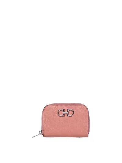 Ferragamo Gancini Purse In Nude & Neutrals