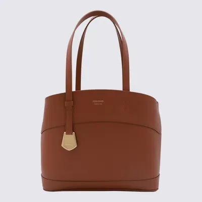 Ferragamo Borse... New Cognac In Brown