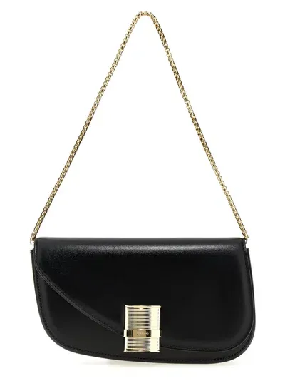 Ferragamo Fiamma Xs Crossbody Bags In Black