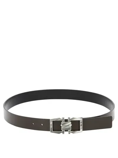 Ferragamo Gancini Belts In Black