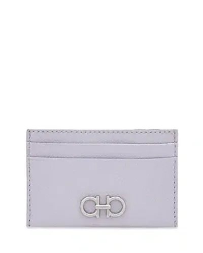 Ferragamo Gancini Card Case In New Lavander