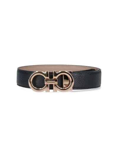 Ferragamo Belts In Black