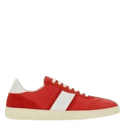 Ferragamo Red Achille Sneakers In Tomato Red