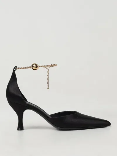 Ferragamo With Heel In Black