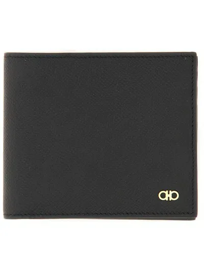 Ferragamo "hooks" Wallet In Black