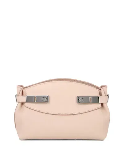 Ferragamo Hug Shoulder Bag In Pink