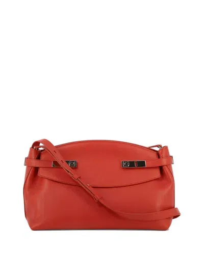 Ferragamo Salvatore  "hug Pouch" Crossbody Bag In Red