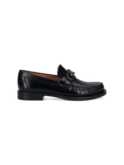 Ferragamo Loafers In Black