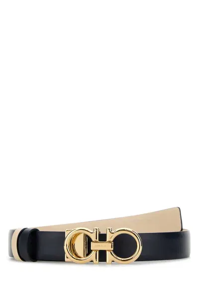 Ferragamo Salvatore  Belt In Navybone