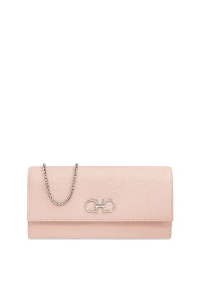 Ferragamo Salvatore  Gancini Chain In Pink