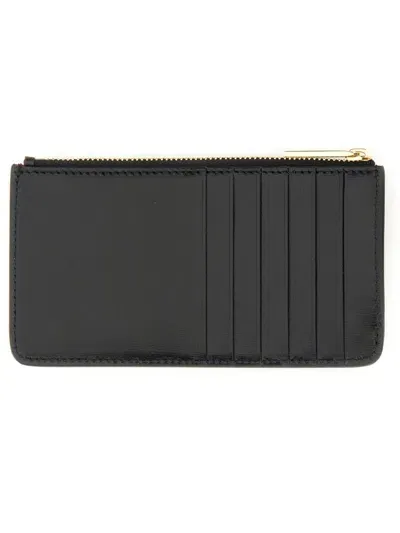 Ferragamo Salvatore  Gancini Credit Card Holder In Black